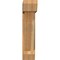 Ekena Millwork Traditional Slat Rough Sawn Bracket w/ Offset Brace, Western Red Cedar, 8"W x 32"D x 36"H BKT0806X32X36TRA06RWR - alternate 3
